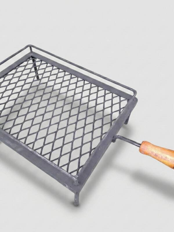 Parrilla con mango de madera