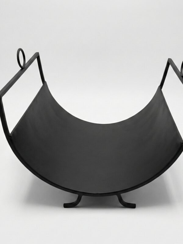 Leñero en hierro 45cm x 39cm x 32 cm