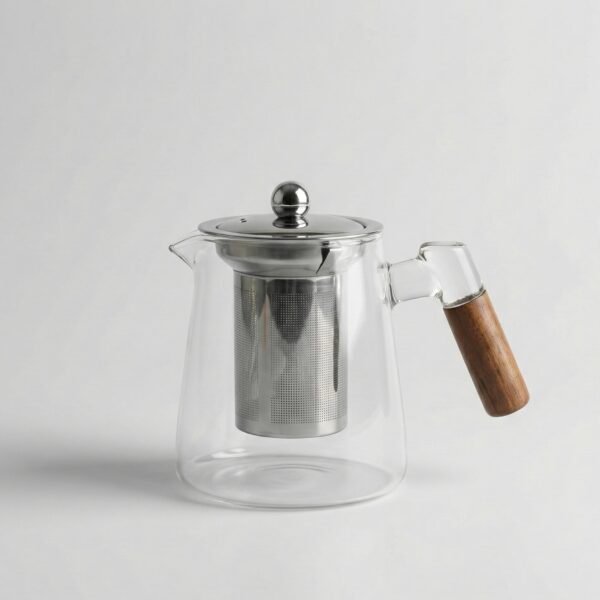 Tetera de vidrio con filtro de acero 450ml