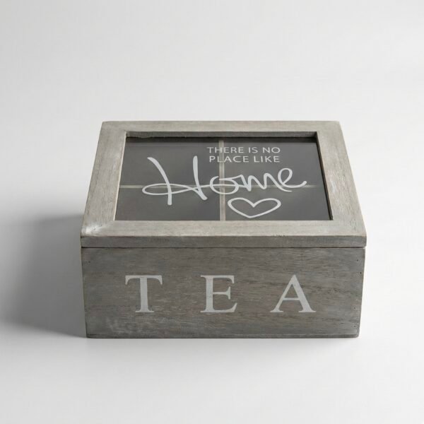 Caja de te 4 divisiones