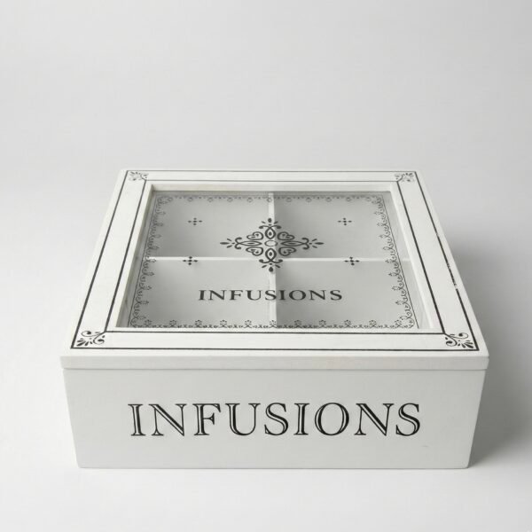 Caja de Te 4 divisiones