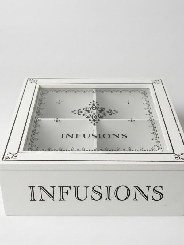 Caja de Te 4 divisiones