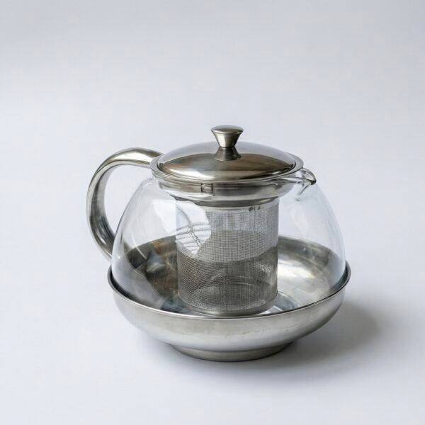 Tetera de vidrio 800ml con infusor