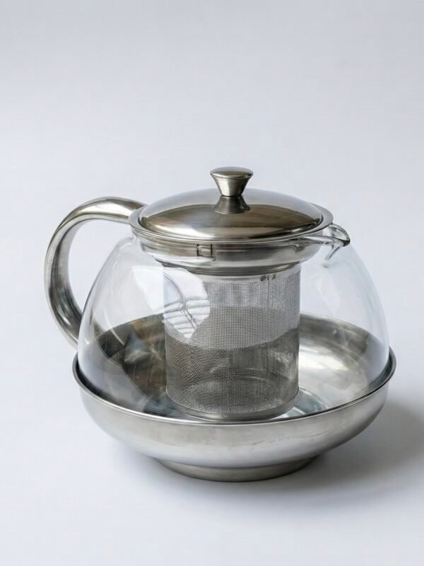 Tetera de vidrio 800ml con infusor