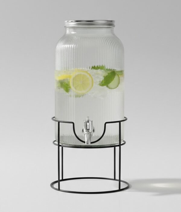 Dispensador de vidrio 6L + Soporte