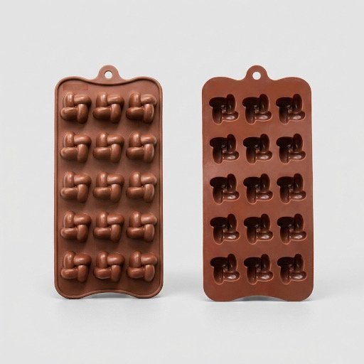 Molde Bombones Nudo Marrón