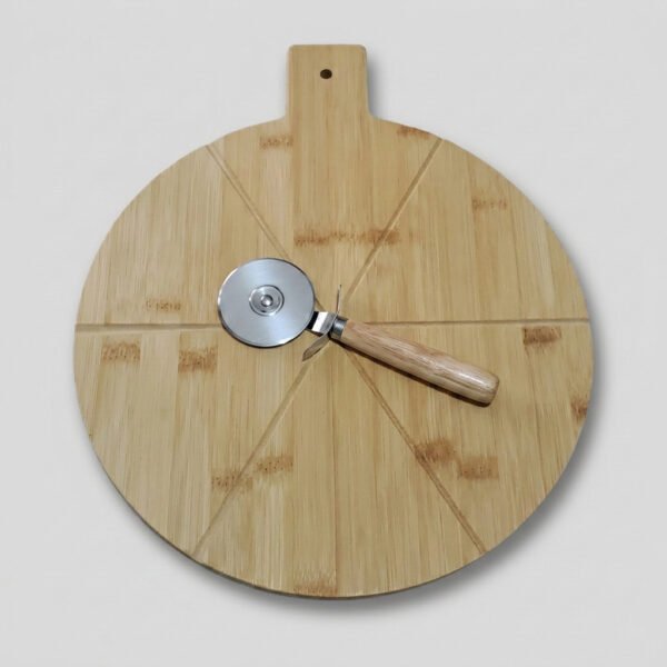 Tabla Bambu Para Pizza