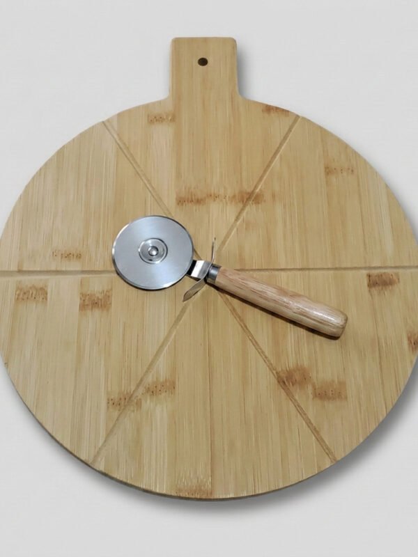 Tabla Bambu Para Pizza