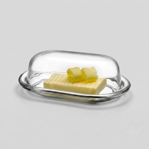Mantequera De Vidrio Transparente