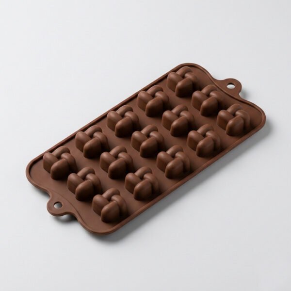 Molde Bombones Nudo Marrón