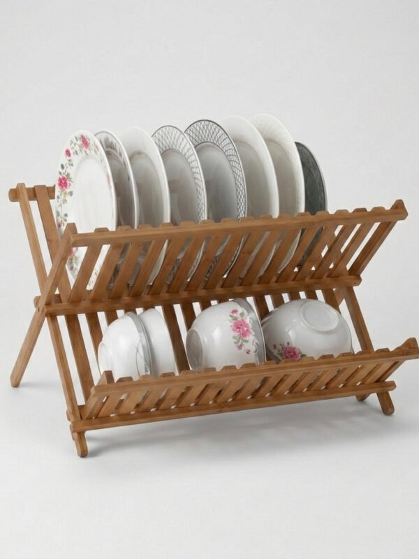 Escurridor De Bambú 39x32x23