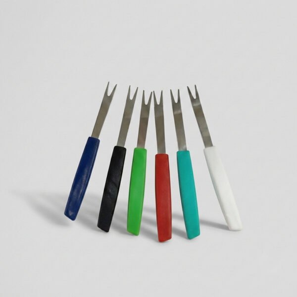 Set X 6 Tenedores Copetin Multicolor
