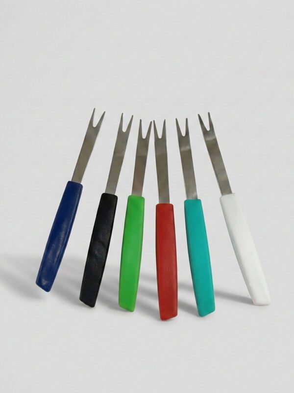 Set X 6 Tenedores Copetin Multicolor