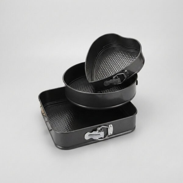 Set 3 Tortera Cuadrada Redonda Corazón Desmontable