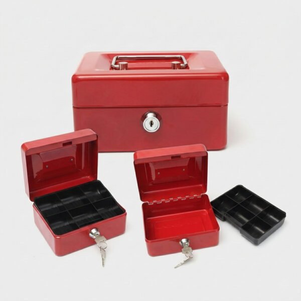 Caja De Seguridad Metálica Con Llave