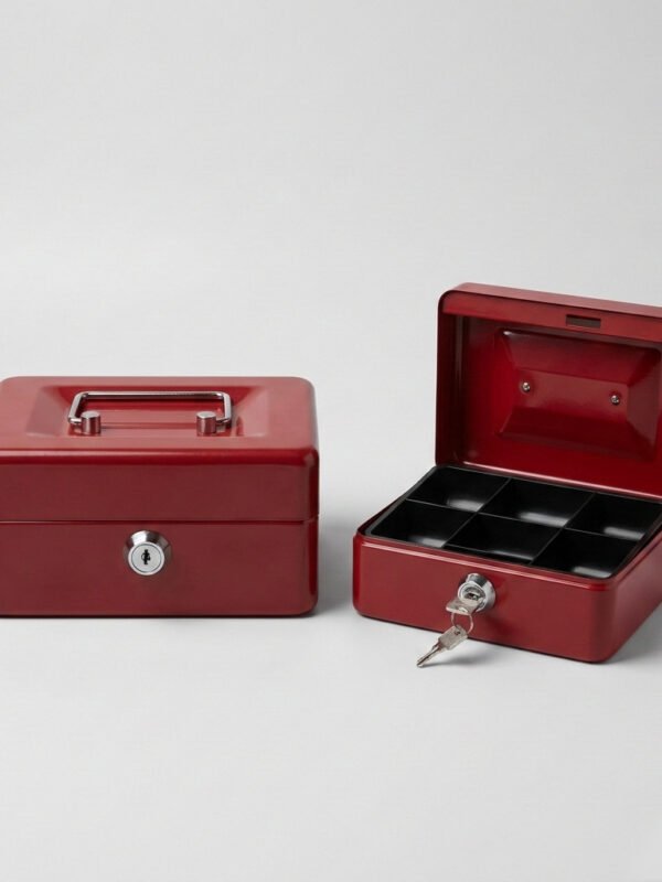 Caja De Seguridad Metálica Con Llave