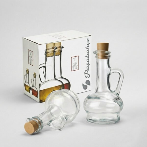 Set 2 Aceiteras De Vidrio Pasabahçe