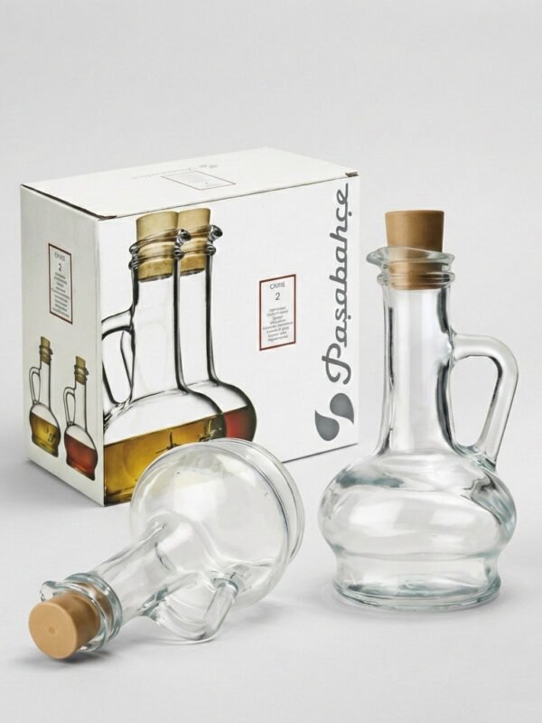 Set 2 Aceiteras De Vidrio Pasabahçe