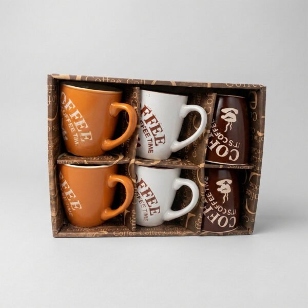 Set Jarros X 6 Cafe De Ceramica Surtido