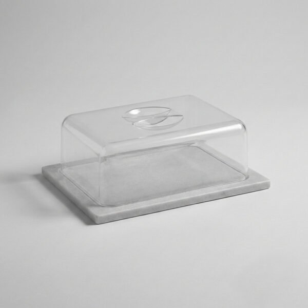 Quesera Base Mármol Con Campana