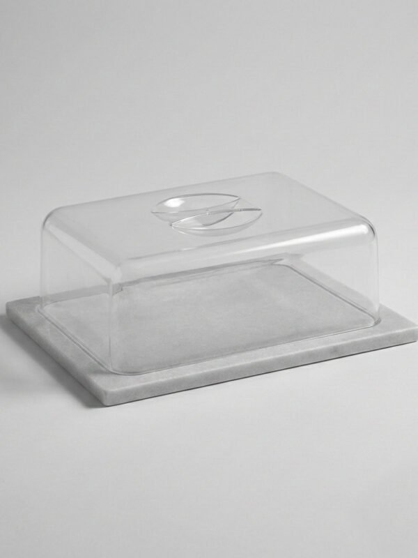 Quesera Base Mármol Con Campana