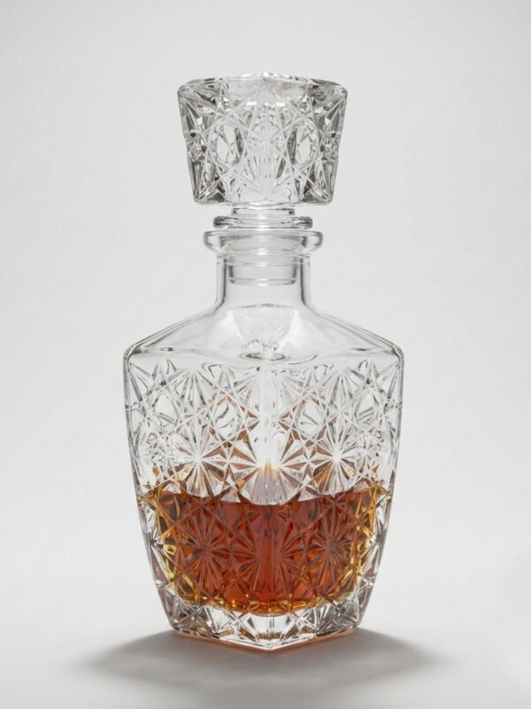 Licorera Con Tapa Vidrio 500ml