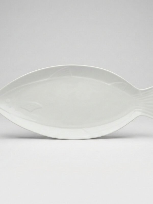 Fuente Forma Pez Cerámica