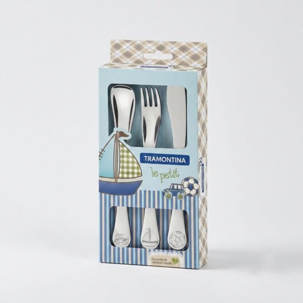 Juego 3 Piezas Cubierto Bebé Tramontina