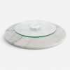 Tabla redonda de mármol giratoria 35cm