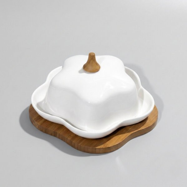 Mantequera Ceramica Y Bambú