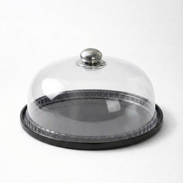 Plato torta y campana