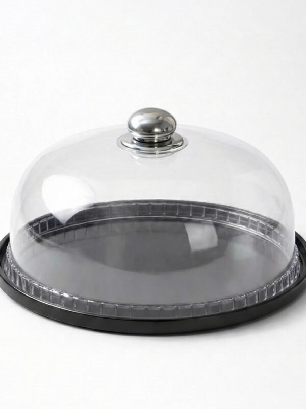 Plato torta y campana