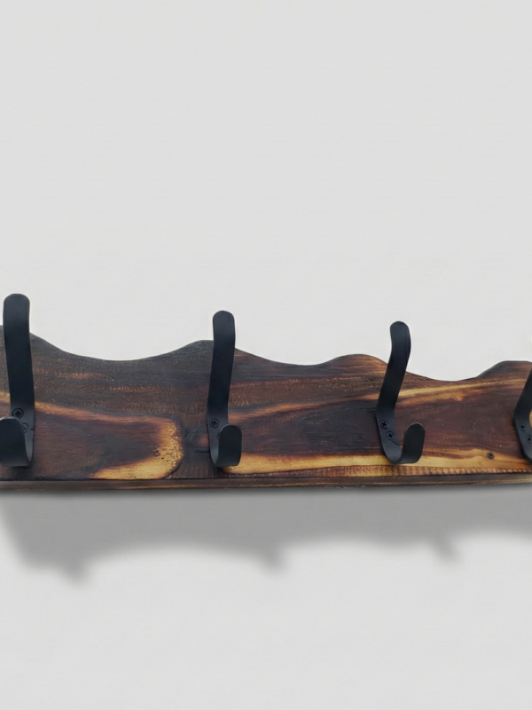 Perchero de Pared madera y hierro