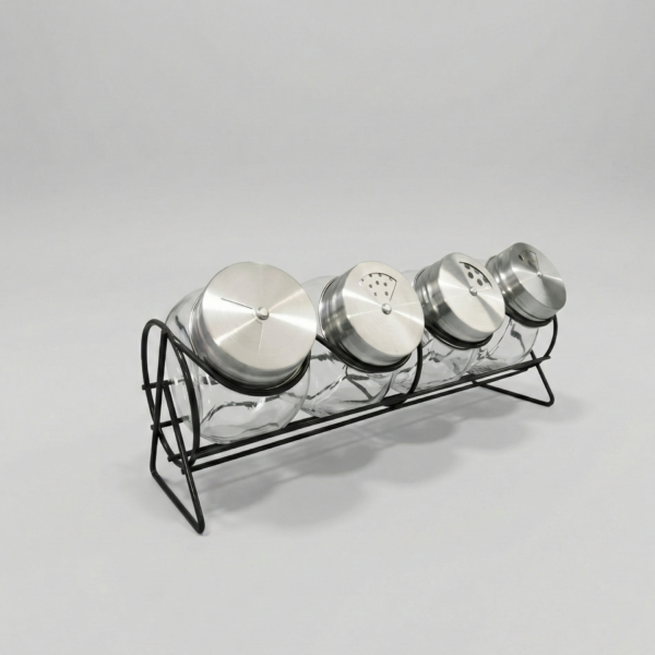 Especiero condimentero + 4 frascos