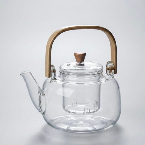 Tetera de vidrio con filtro 1Lt