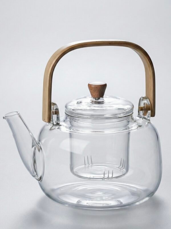 Tetera de vidrio con filtro 1Lt