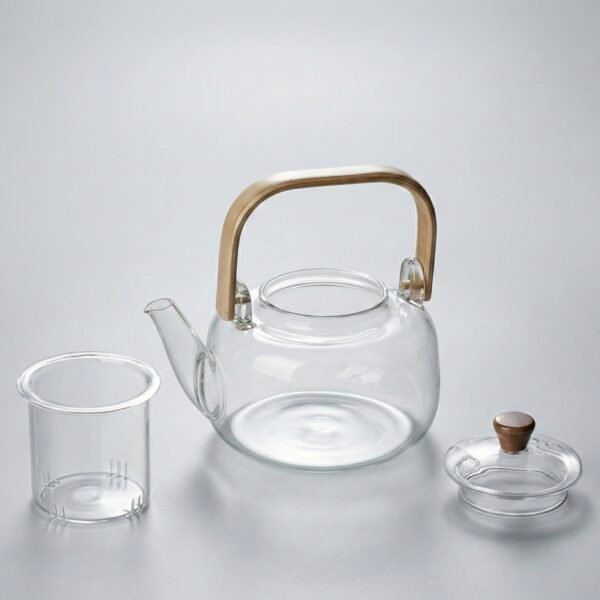 Tetera de vidrio con filtro 1Lt