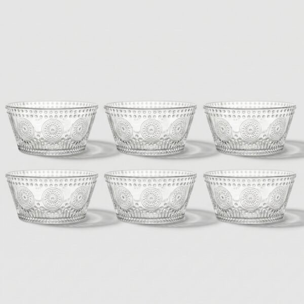 Set x6 compoteras de vidrio
