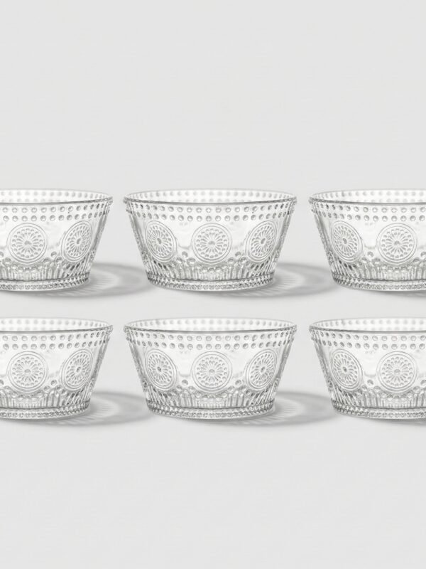 Set x6 compoteras de vidrio