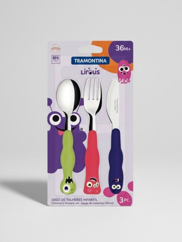 Set cubiertos de bebe tramontina