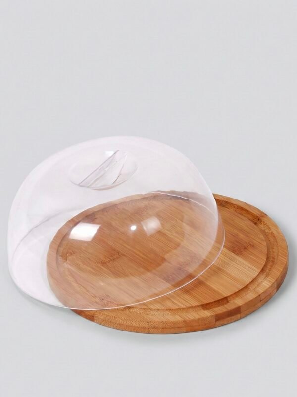 Quesera madera y acrílico