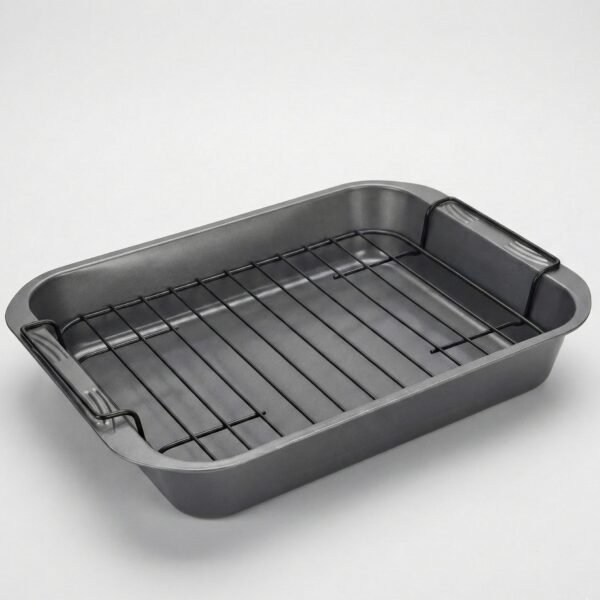 Asadera con rejilla rectangular