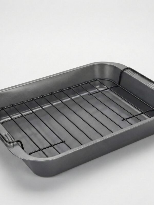 Asadera con rejilla rectangular