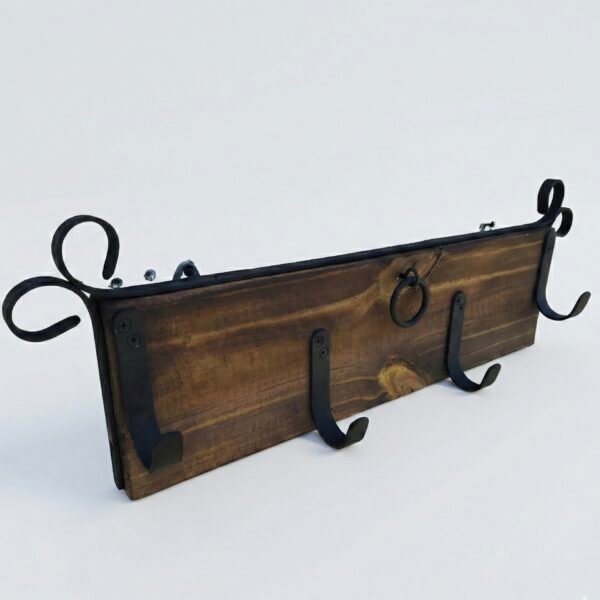 Perchero Madera Hierro